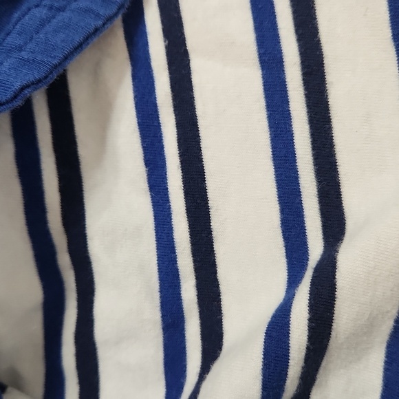 Janie and Jack Blue & White Reversible Dog Shirt - Picture 7 of 7